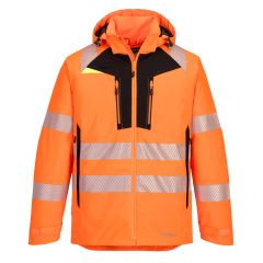 Portwest DX461 DX4 Hi-Vis Winter Jacket - (Orange/Black)