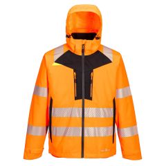 Portwest DX466 DX4 Hi-Vis 4-in-1 Jacket - (Orange/Black)