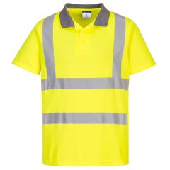Portwest EC10 Eco Hi-Vis Polo Shirt S/S (6 Pack)  - (Yellow)