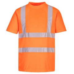 Portwest EC12 Eco Hi-Vis T-Shirt S/S (6 Pack)  - (Orange)