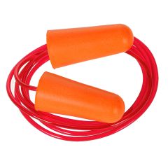 Portwest EP08 Corded PU Foam Ear Plugs (200 pairs) - (Orange)