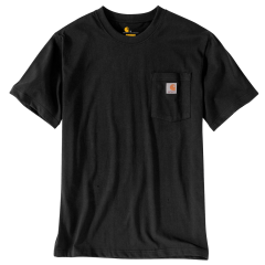 Carhartt 103296 K87 Pocket S/S T-Shirt - Men's - Black