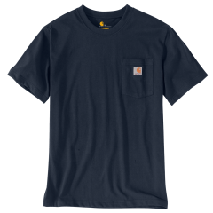 Carhartt 103296 K87 Pocket S/S T-Shirt - Men's - Navy