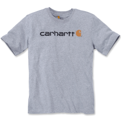 Carhartt 103361 Core Logo T-Shirt S/S - Men's - Heather Grey