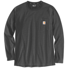 Carhartt 104617 Force Flex Pocket T-Shirt L/S - Men's - Carbon Heather