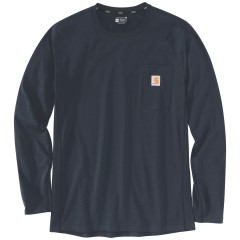 Carhartt 104617 Force Flex Pocket T-Shirt L/S - Men's - Navy
