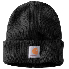 Carhartt 105560 Rib Knit Acrylic Hat - female - Black