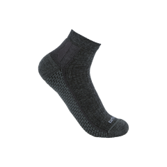 Carhartt SQ9250-M Synthetic-Merino Wool Quarter Sock - Men's - Carbon Heather