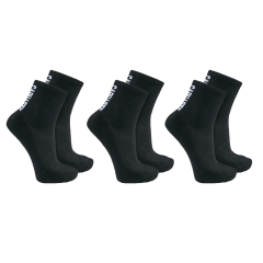 Carhartt SS9933M Force Logo Shorts Crew Sock 3 Pack - Men's - Black