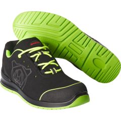 MASCOT F0210 Footwear Classic Safety Shoe - S1P - ESD - Black/Lime Green