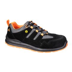 Portwest FE07 Composite Sandal S1 ESD SR FO (Black/Orange)