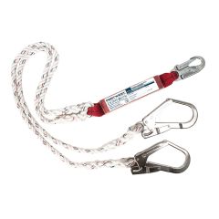 Portwest FP25 Double 1.8m Lanyard With Shock Absorber - (White)