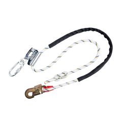 Portwest FP26 Work Positioning 2m Lanyard with Grip Adjuster - (White)