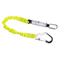 Portwest FP53 Single Elasticated 1.8m Lanyard With Shock Absorber - (Yellow)