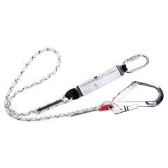 Portwest FP56 Single Kernmantle 1.8m Lanyard With Shock Absorber - (White)