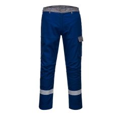 Portwest FR06 Bizflame Industry Two Tone Trousers - (Royal Blue)