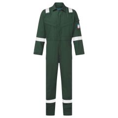 Portwest FR28 Flame Resistant Light Weight Anti-Static Coverall 280g - (Green)
