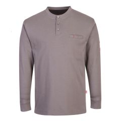 Portwest FR32 FR Anti-Static Henley Sweatshirt - (Grey)