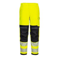 Portwest FR409 PW3 FR Hi-Vis Women's Work Trousers - (Yellow/Black)