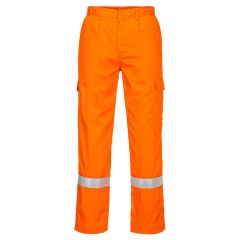 Portwest FR412 FR Lightweight Anti-Static Trousers - (Orange)
