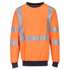 Portwest FR703 Flame Resistant RIS Sweatshirt - (Orange)