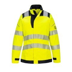 Portwest FR715 PW3 FR Hi-Vis Women's Work Jacket - (Yellow/Black)