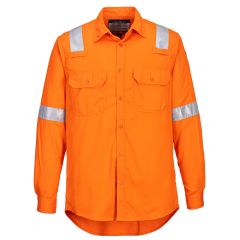 Portwest FR720 FR Lightweight Anti-static Shirt - (Orange)
