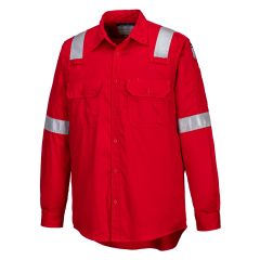 Portwest FR723 FR Lightweight Anti-Static Shirt - (Red)