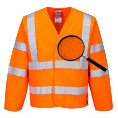 Portwest FR85 Hi-Vis Anti Static Jacket - Flame Resistant - (Orange)