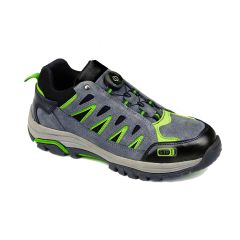 Portwest FT18 Steelite Wire Lace Safety Trainer S1P HRO (Grey/Green)