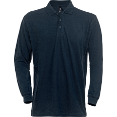 Fristads Acode Heavy Pique Long Sleeve Polo Shirt 1722 (Navy)