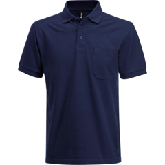 Fristads Acode Heavy Pique Polo Shirt with Pocket 1721 PIQ (Navy)