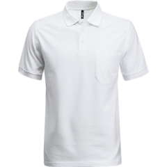 Fristads Acode Heavy Pique Polo Shirt with Pocket 1721 PIQ (White)