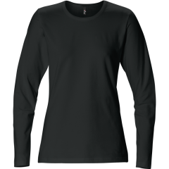 Fristads Acode Ladies Long Sleeve Stretch T-Shirt 1927 ELA (Black)