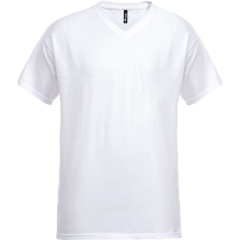 Fristads Acode V-Neck T-Shirt 1913 BSJ (White)