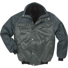 Fristads Icon Winter Pilot Jacket 4813 PP / 100809 - Quilted, Water Repellent (Light Army Green/Army Green)