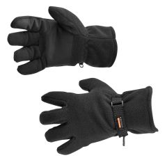 Portwest GL12 Insulated Fleece Glove - (Black)
