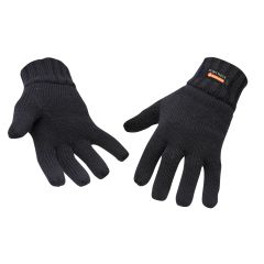 Portwest GL13 Insulated Knit Glove - (Black)