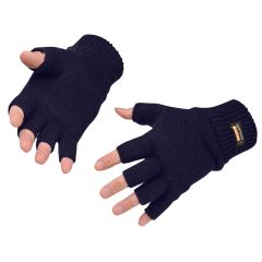 Portwest GL14 Insulated Fingerless Knit Glove - (Navy)