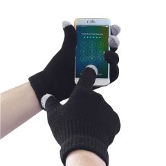 Portwest GL16 Touchscreen Knit Glove - (Black)