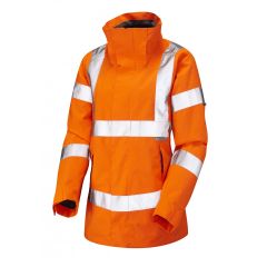 Leo Workwear ROSEMOOR ISO 20471 Class 2 Breathable Women's Jacket - Hi Vis Orange