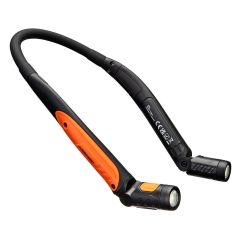 Portwest PA73 USB Rechargeable LED Neck Light - (Black/Orange)