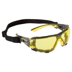 Portwest PS28 Tech Look Pro KN Safety Glasses - (Amber)