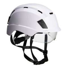 Portwest PS80 Integrated Visor Helmet - (White)