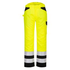 Portwest PW241  PW2 Hi-Vis Service Trousers - (Yellow/Black)
