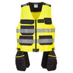 Portwest PW308 PW3 Hi-Vis Class 1 Tool Vest (Yellow/Black)