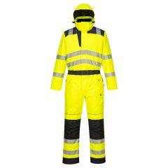 Portwest PW352 PW3 Hi-Vis Winter Coverall - (Yellow/Black)
