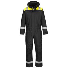 Portwest PW353 PW3 Winter Coverall - (Black/Yellow)