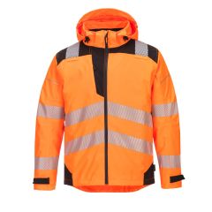 Portwest PW360 PW3 Hi-Vis Extreme Rain Jacket - (Orange/Black)