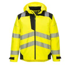 Portwest PW360 PW3 Hi-Vis Extreme Rain Jacket - (Yellow/Black)